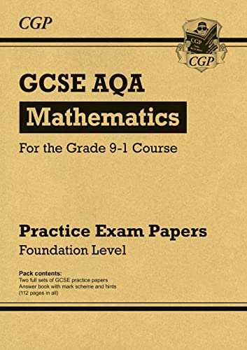 GCSE Maths AQA Practice Papers: Foundation: for the 2024 and 2025 exams (CGP AQA GCSE Maths) von Coordination Group Publications Ltd (CGP)